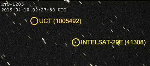 Possible Medium Sized Debris from Intelsat-29e Tracked by ExoAnalytic Solutions