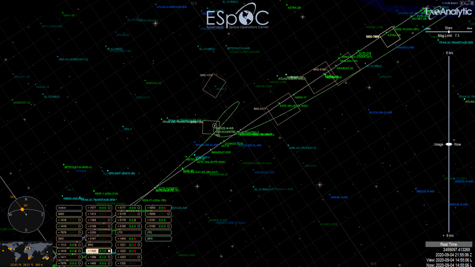 Space Domain Awareness – ExoAnalytic Solutions